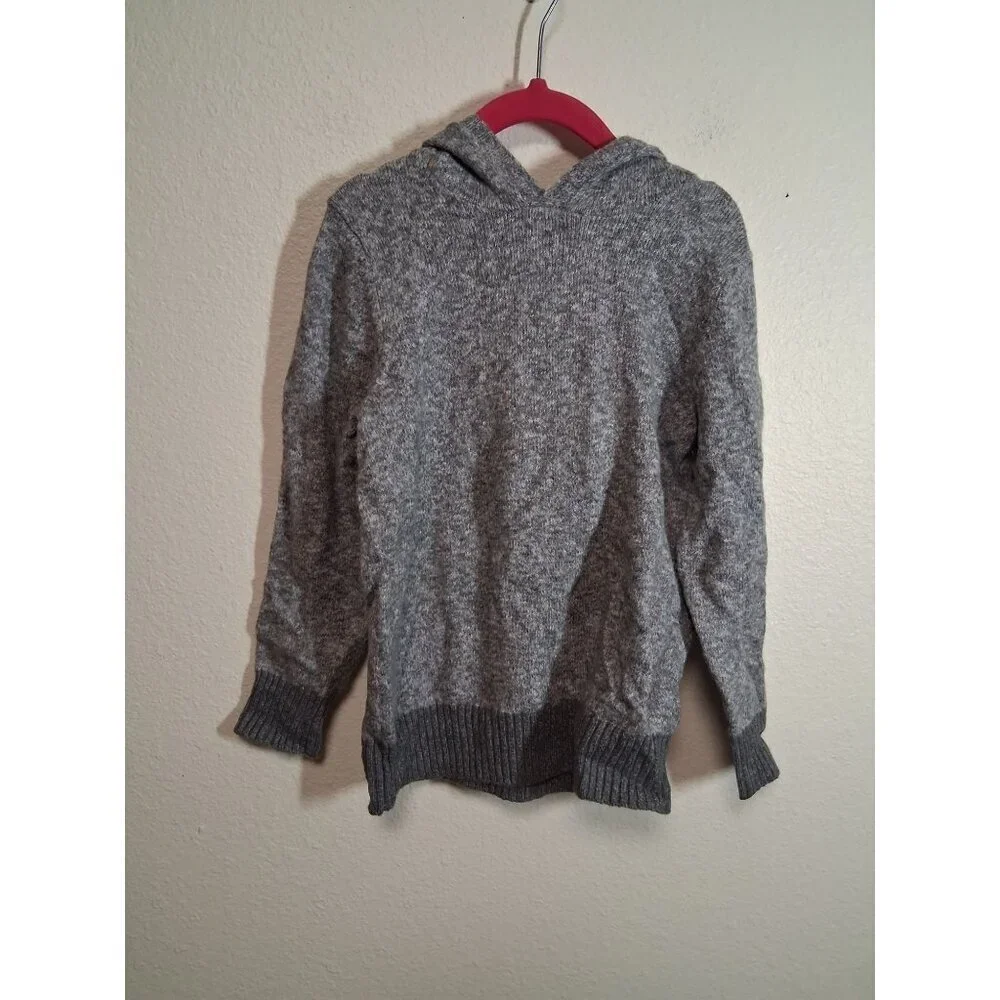 NWT Old Navy Sweater Hoodie Knit Casual Winter Gray Size 5T